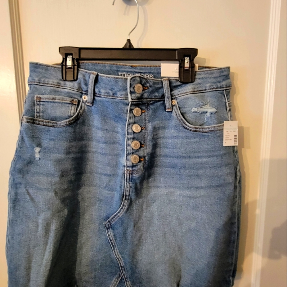New with tags size 8 maurices Jean skirt